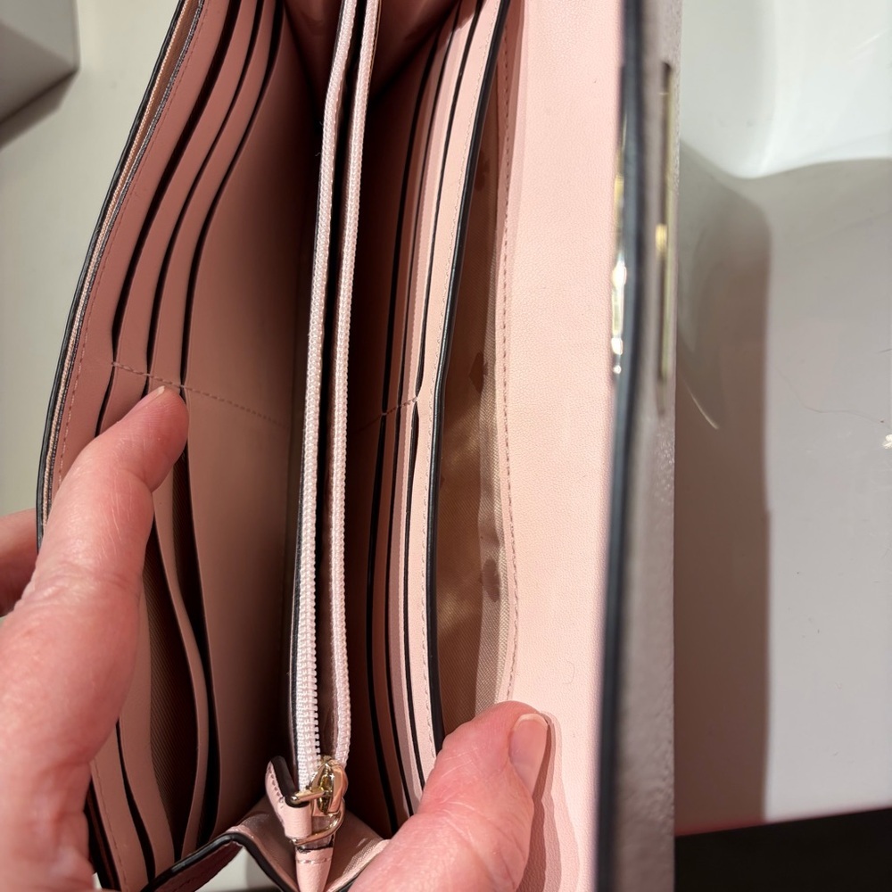 Kate Spade New York Leather Wallet | Blush Pink - Picture 3 of 6